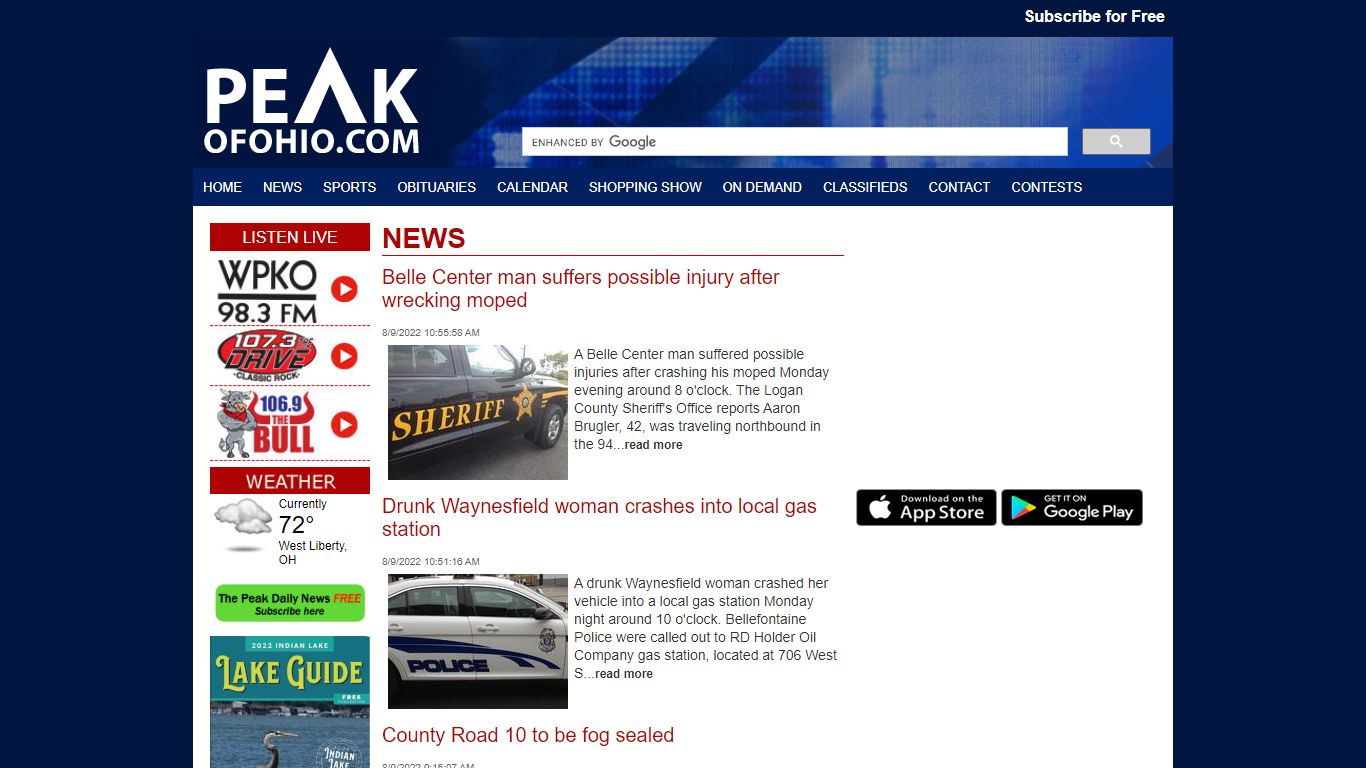 Peak of Ohio - News